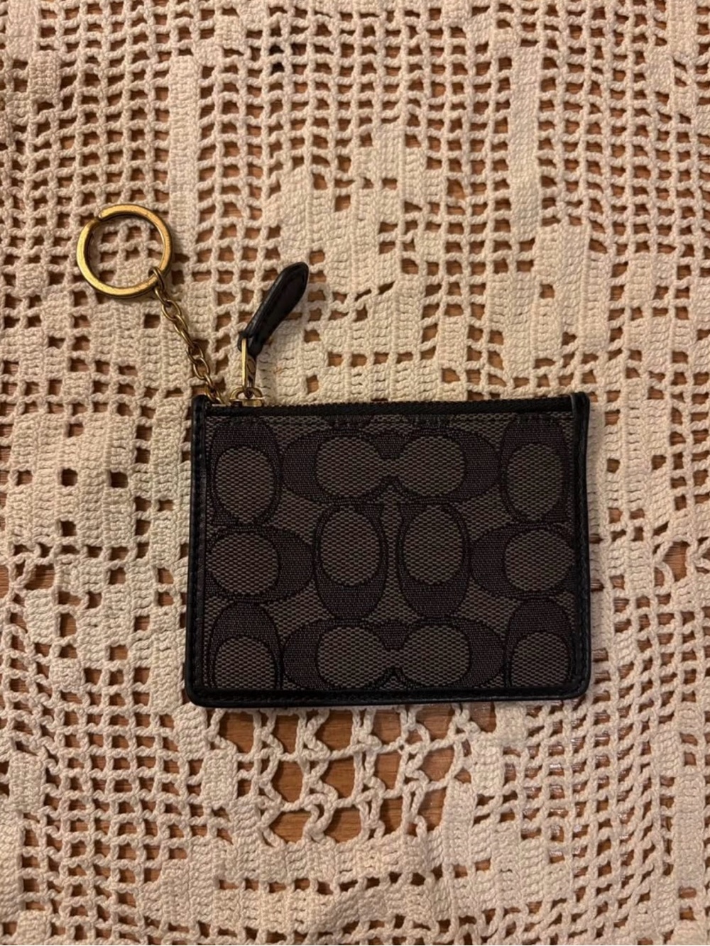 Coach Black Signature wallet